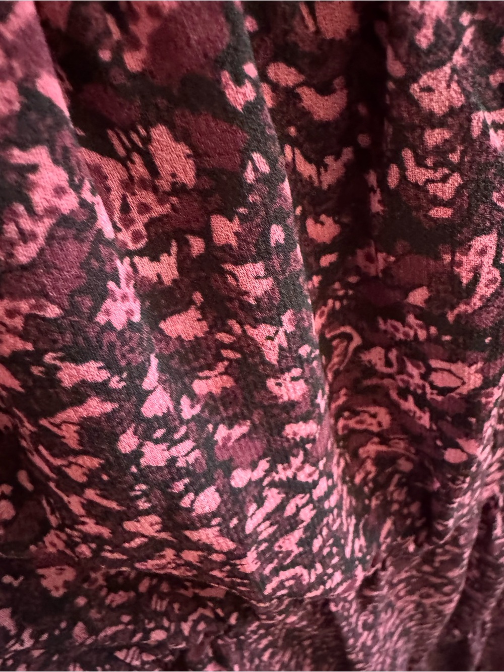 Chelsea28 Plum Floral Ruffle-Shoulder Maxi Dress - Picture 8 of 13